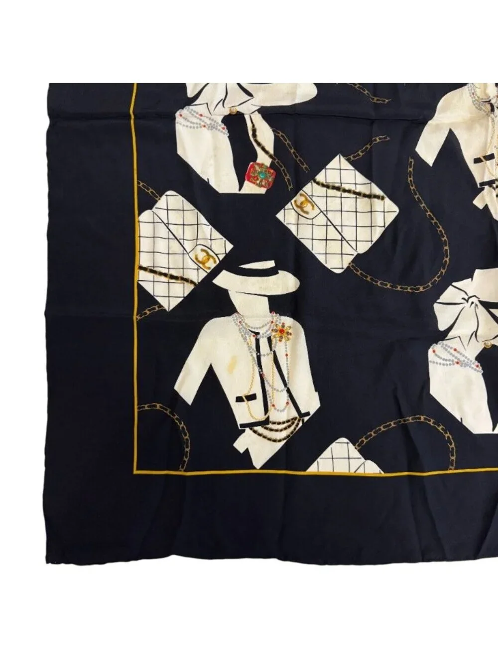 Chanel Mademoiselle Quilted Scarf